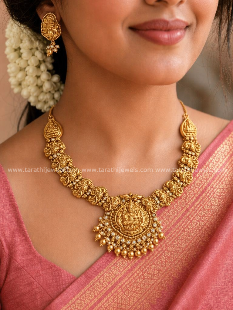 Lakshmi Pearl Drops Necklace N999
