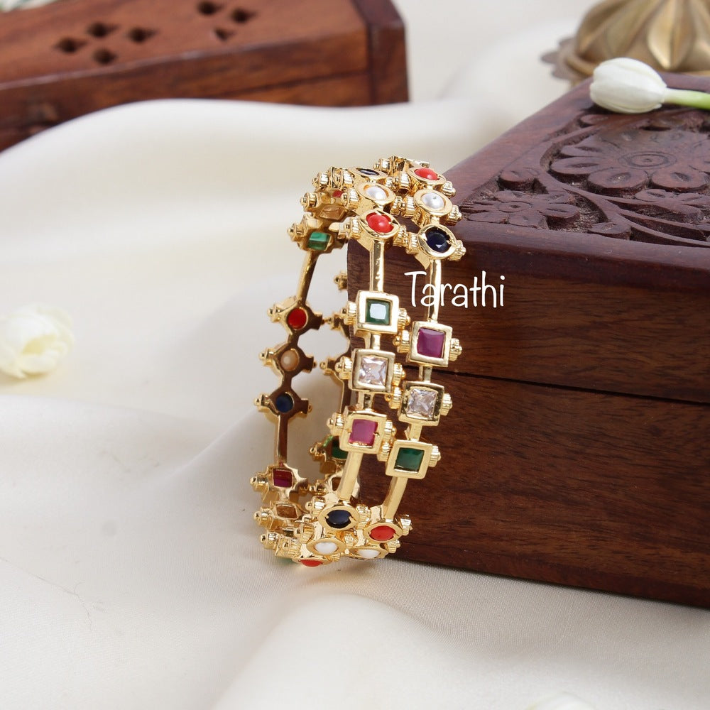 Navarathna Stone Bangles BA63
