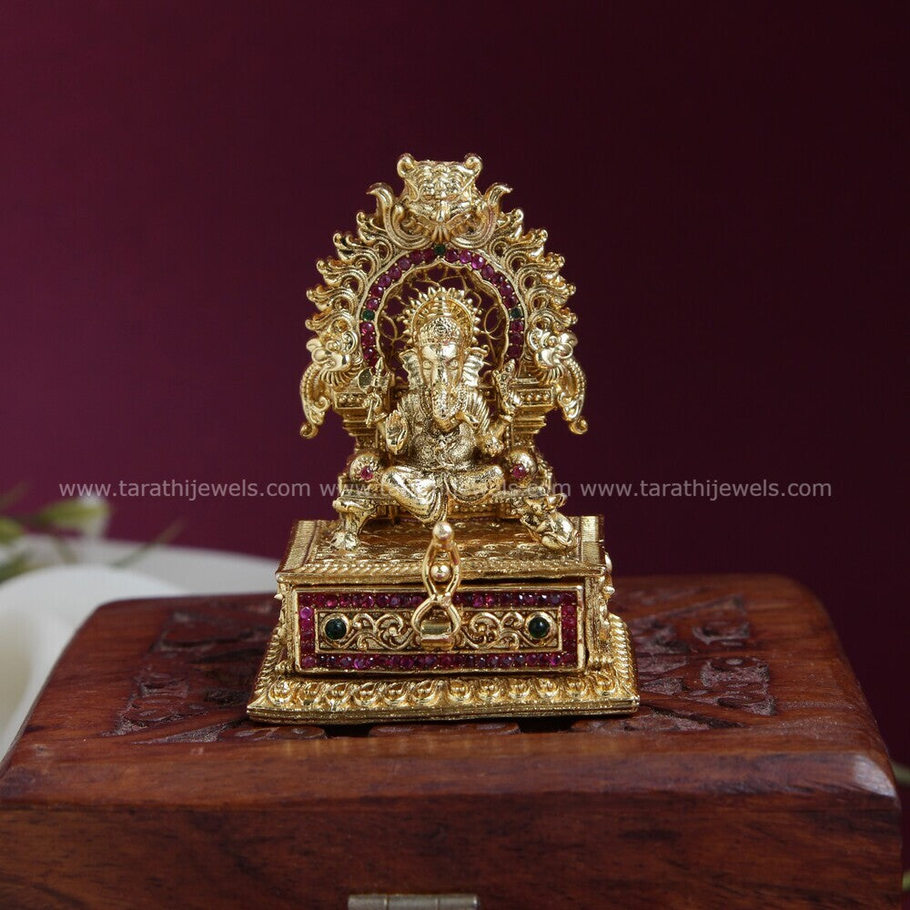 Ganesha Kumkum Box KK21