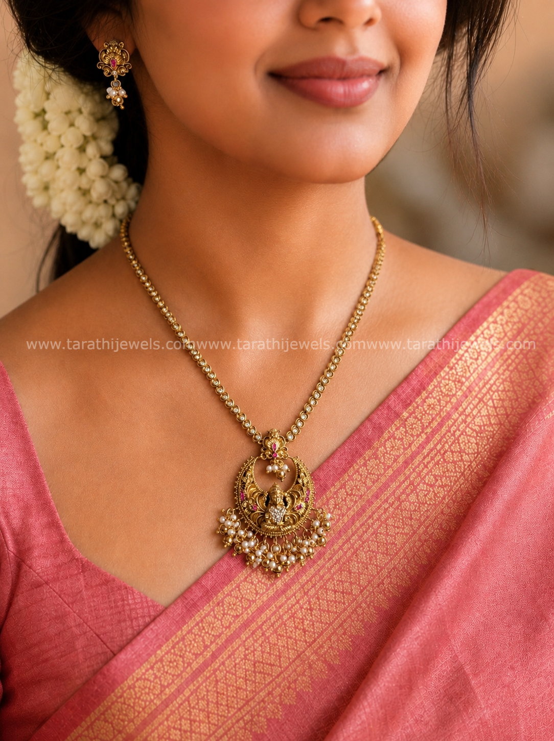 Seetha Antique Lakshmi Necklace N723