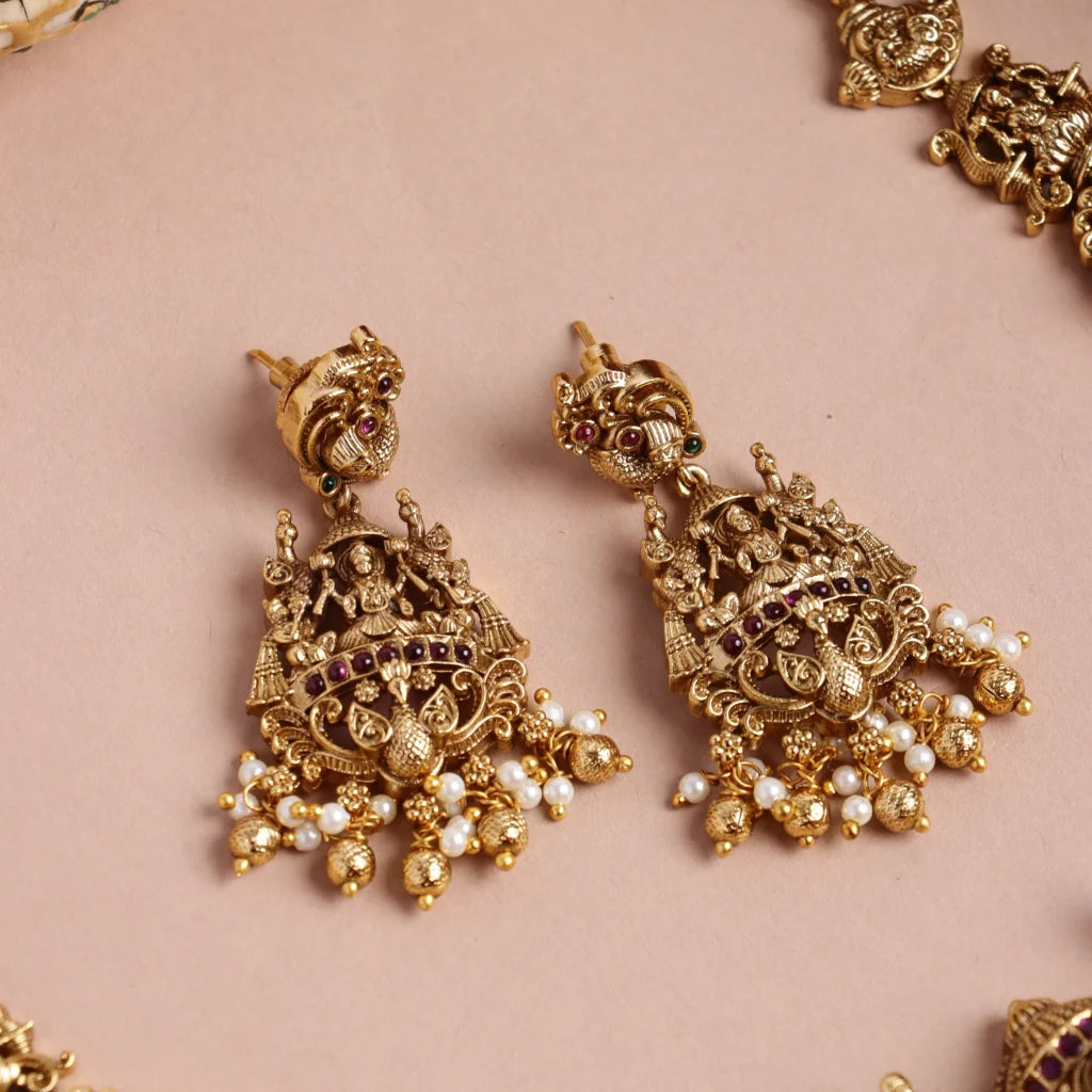 Antique Bridal Temple Necklace N775