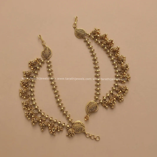 Antique Finish Two Layered Earring chain EC109