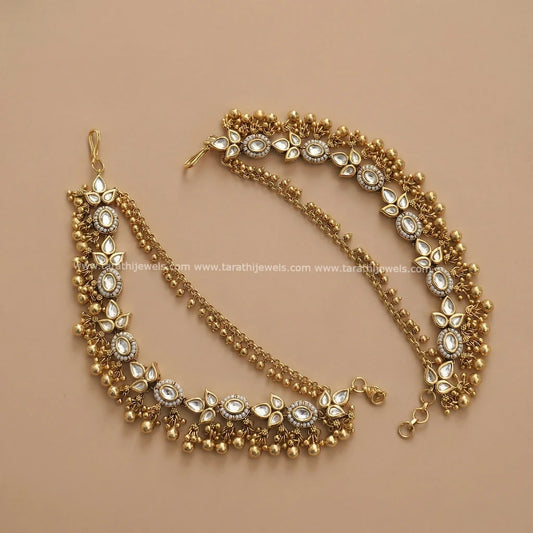 Antique Finish Two Layered Earring chain EC110