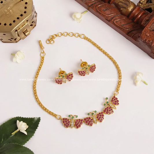 Kids Butterfly Choker CH382