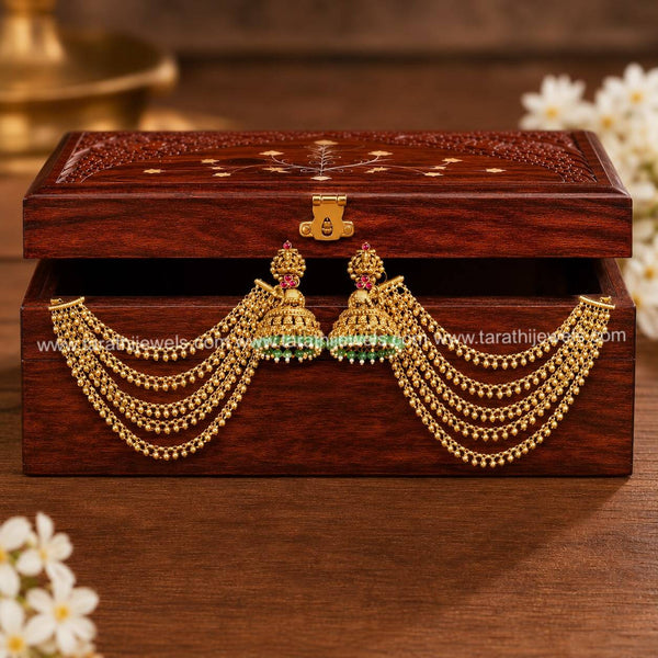 Earring Chain With Jumka ECJ31