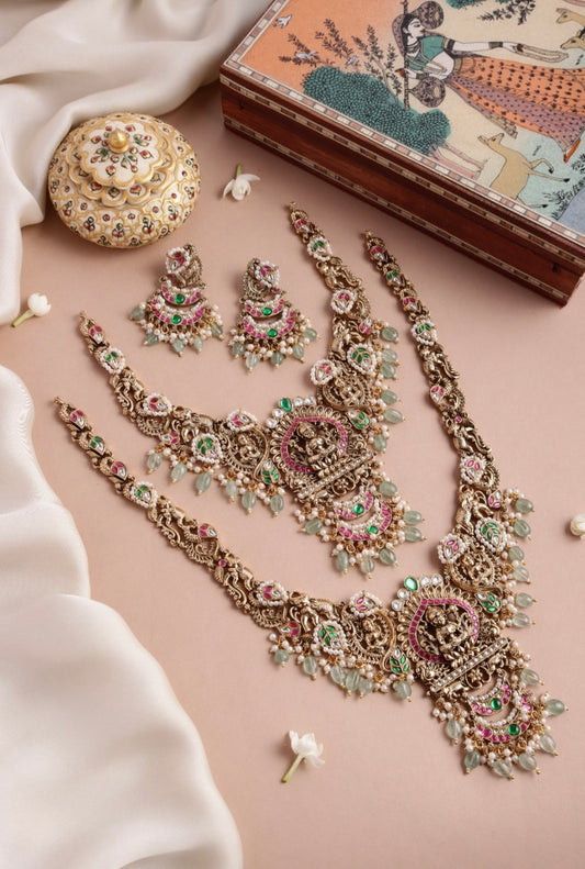 Tarathi kundan Jadau Bridal combo BR04