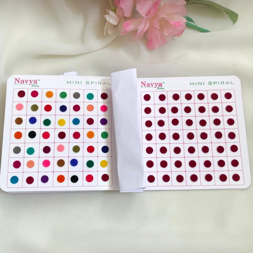 Navya Multi color Plain Bindi Book Size5 BB04