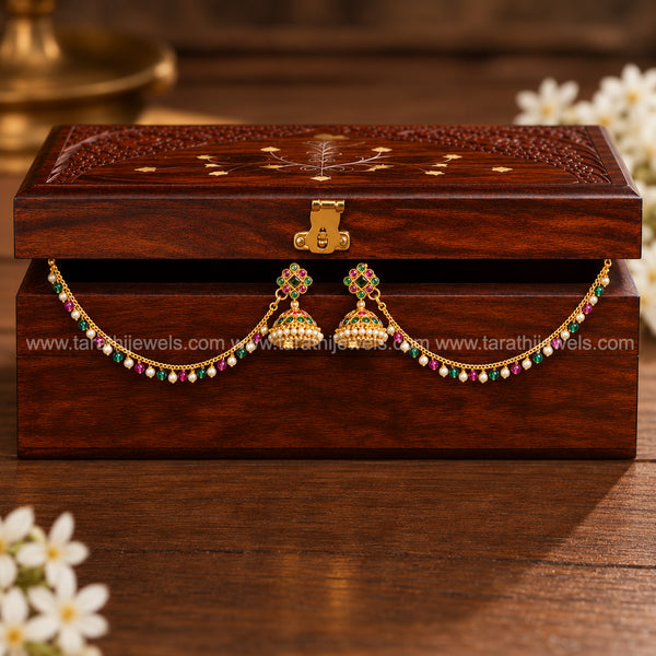 Earring Chain With Jumka ECJ27