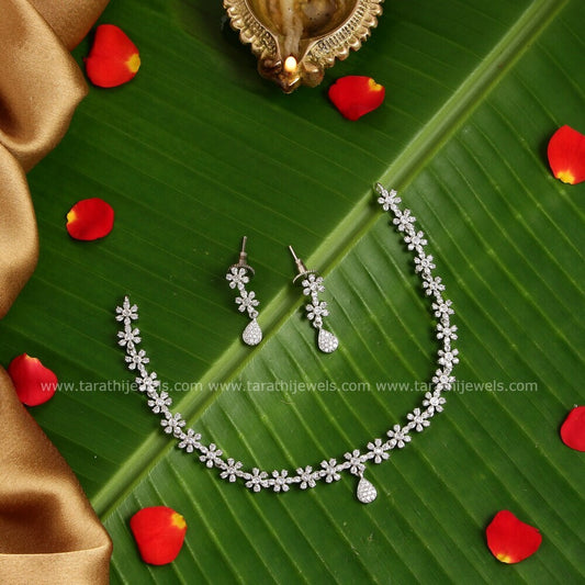 Diamond Look alike Necklace AC19
