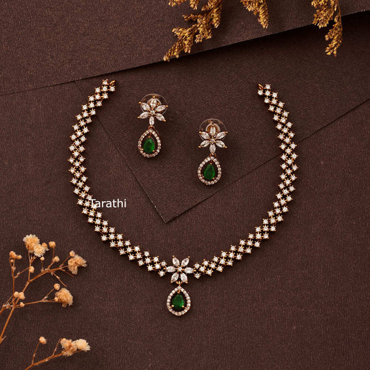 Amazing Diamond Look alike Necklace AC34