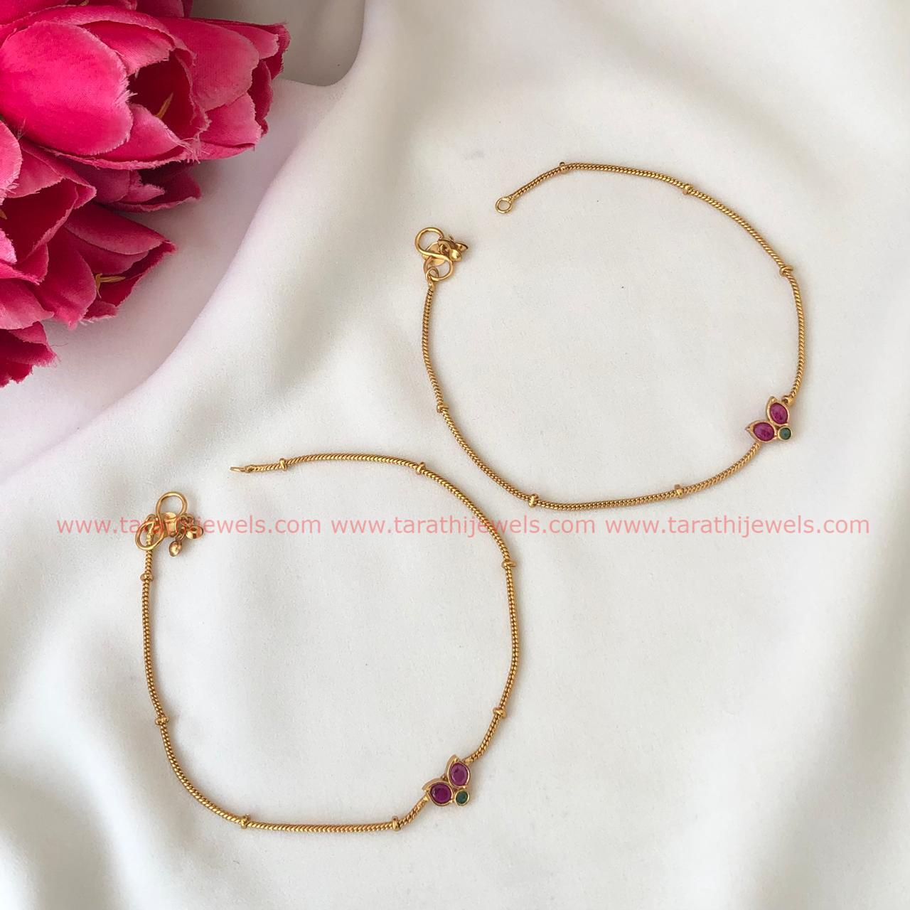 Elegant Jadau Anklets AK28