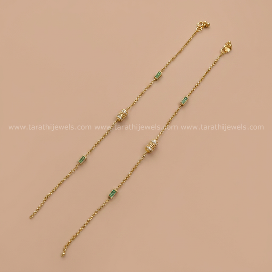 Gold Look alike Anklet AK43
