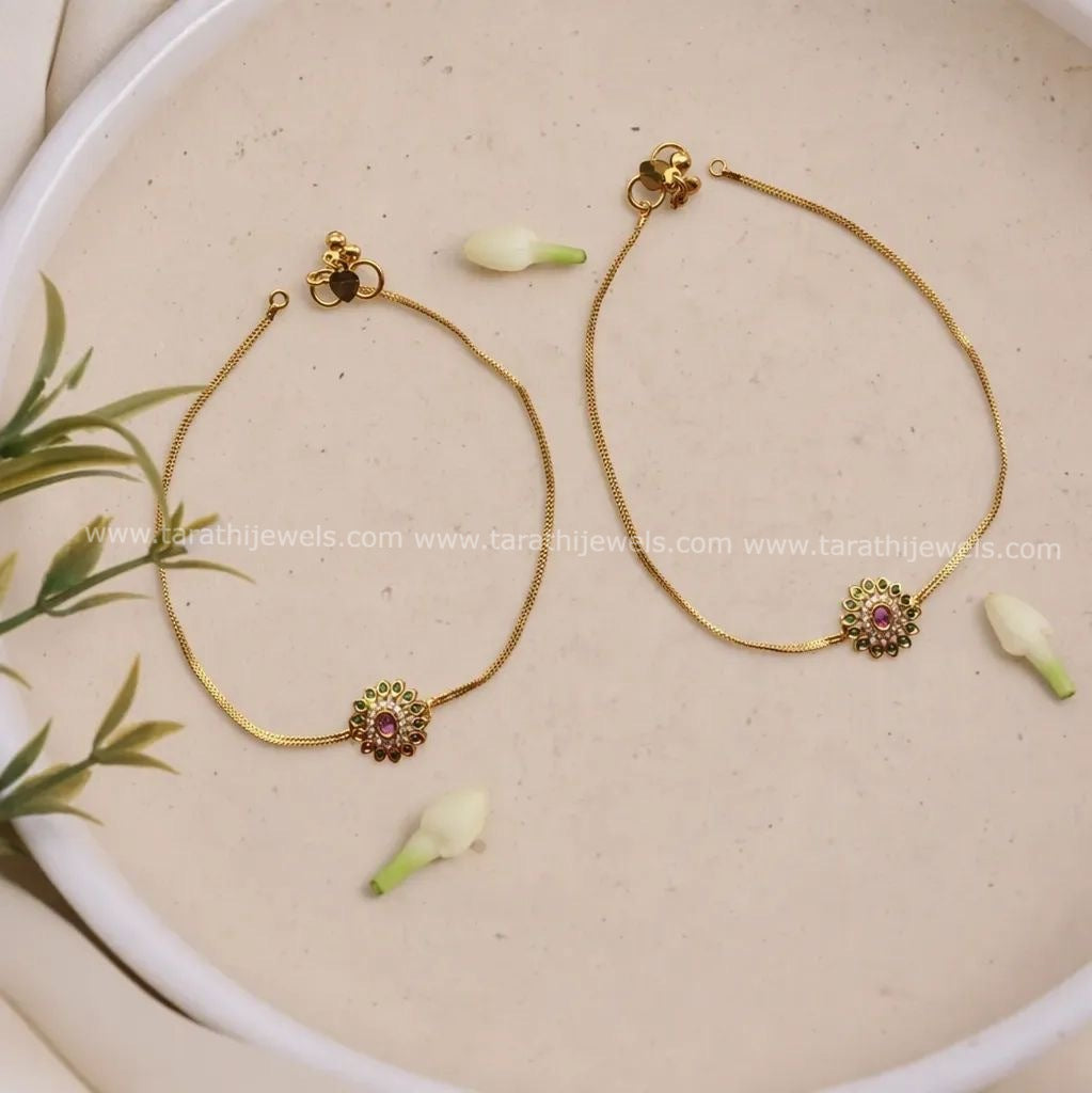 Gold Look alike Anklet AK52