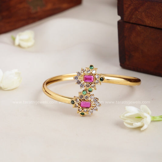 Gold Finish Kada Bangle BA113