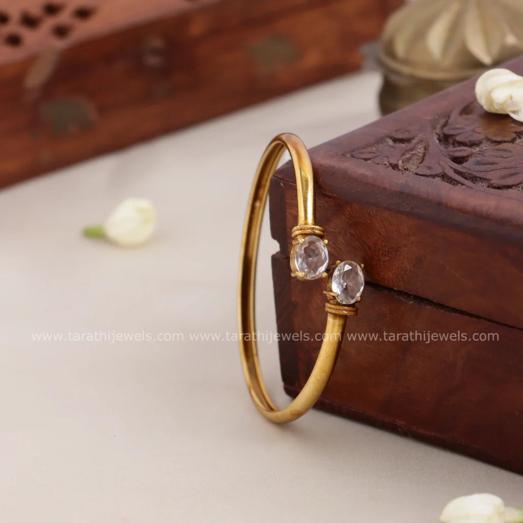 Gold Look alike Openable Kada Bangle BA150
