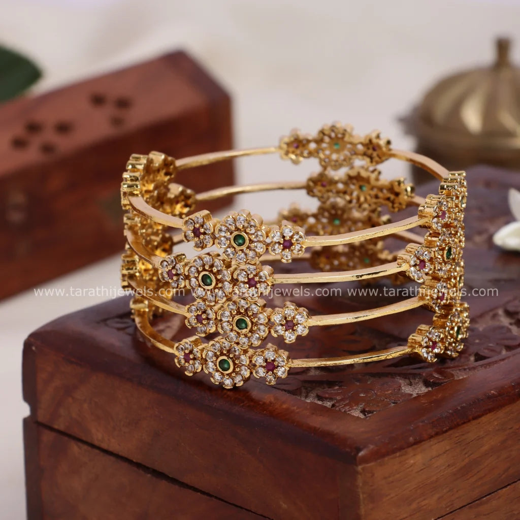 Floral Design Bangles BA151