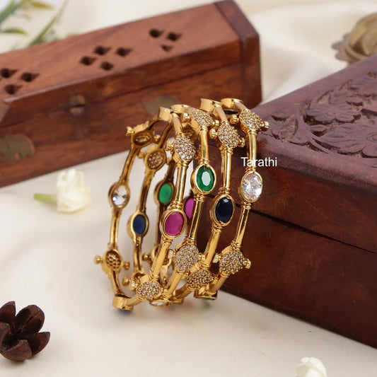 Trendy Navarathna Bangles BA167