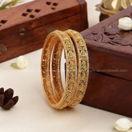 Gold Look alike Lakshmi Bangles BA176