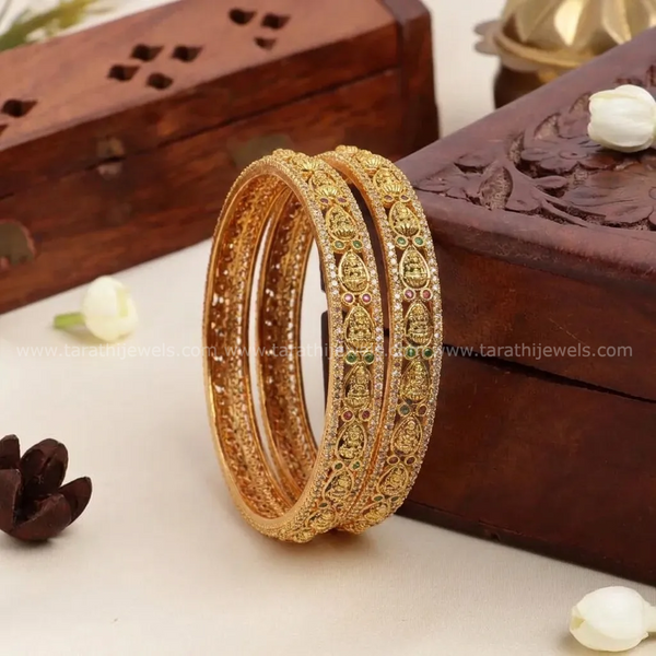 Gold Look alike Lakshmi Bangles BA176