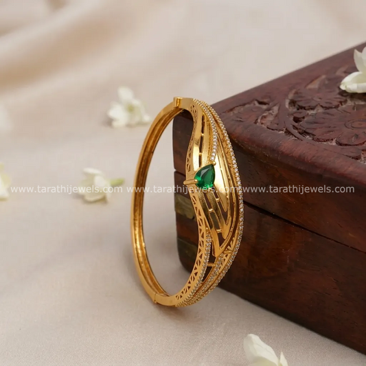 Gold Look alike Openable Kada Bangle  BA193
