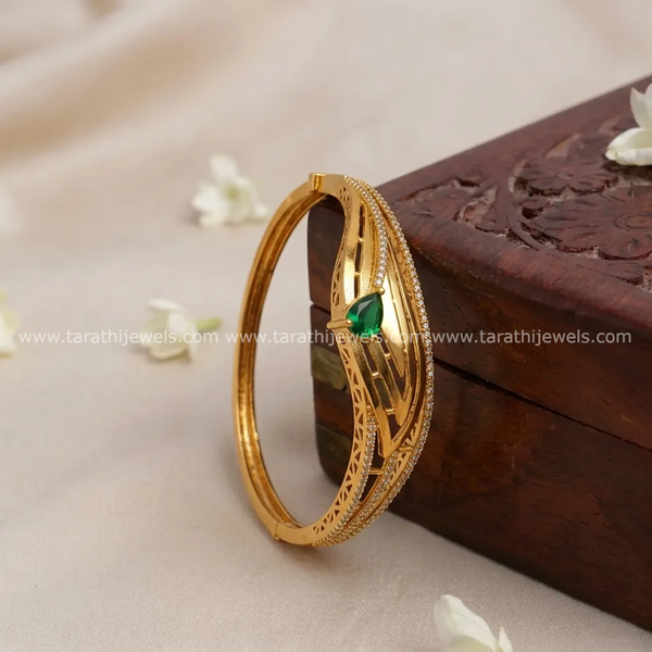 Gold Look alike Openable Kada Bangle  BA193