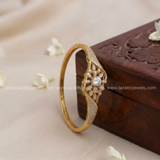 Gold Look alike Openable Kada Bangle  BA197