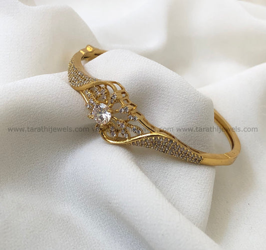 Gold Look alike Openable Kada Bangle  BA197