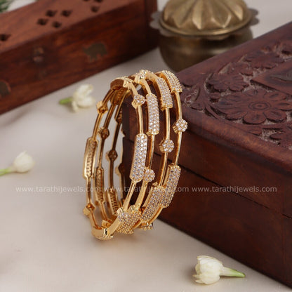 Ad gold Finish Bangle BA207