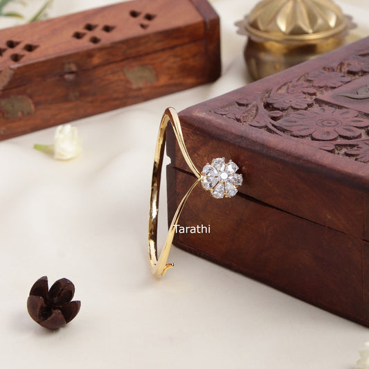 Gold Look alike Openable Kada Bangle BA85