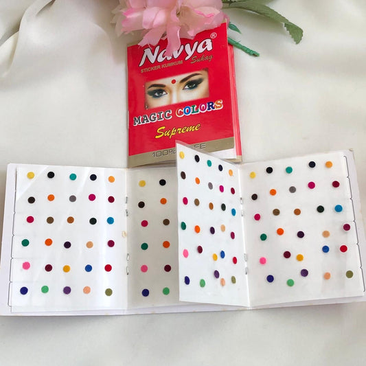 Navya Multi Color Bindi Sachet size7 BB02