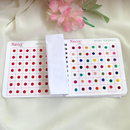 Navya Multi color Plain Bindi Book Size6 BB05
