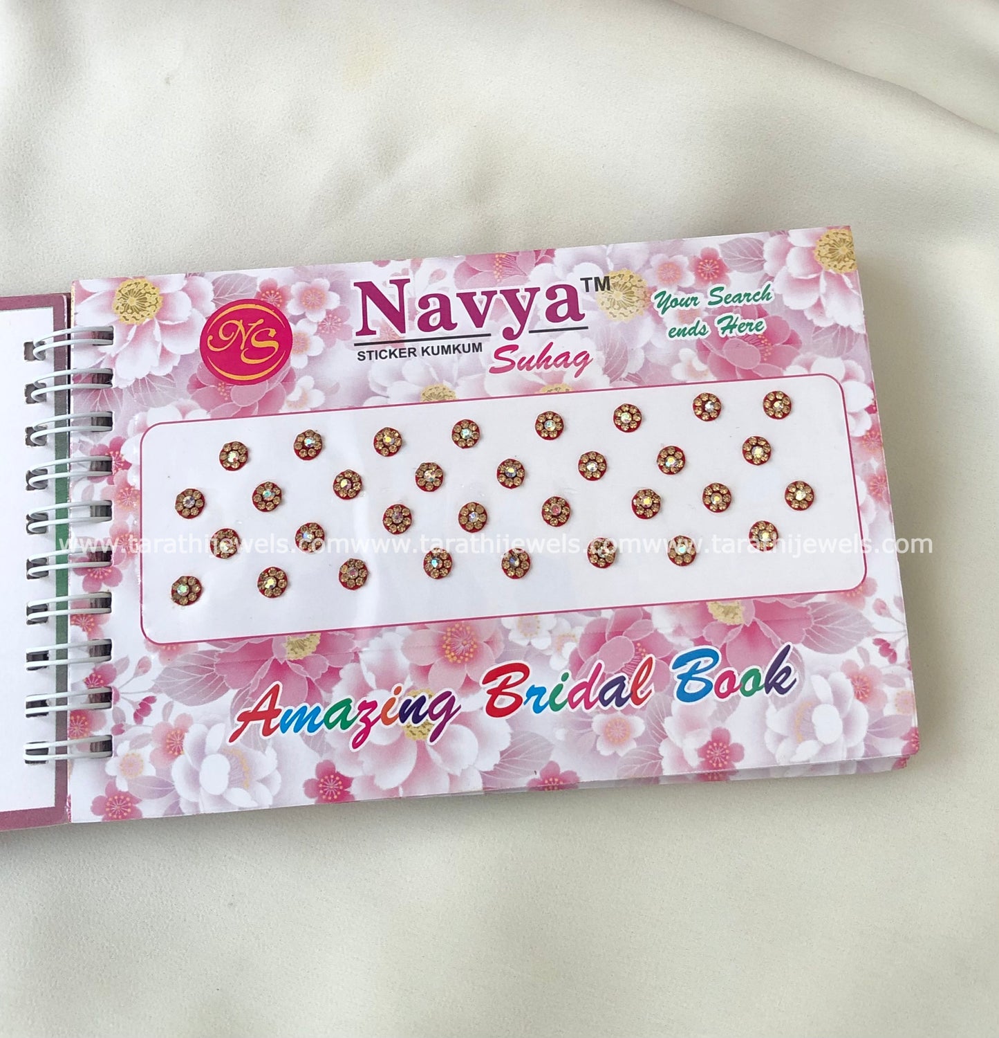 Navya Red Stone Bindi Book BB18