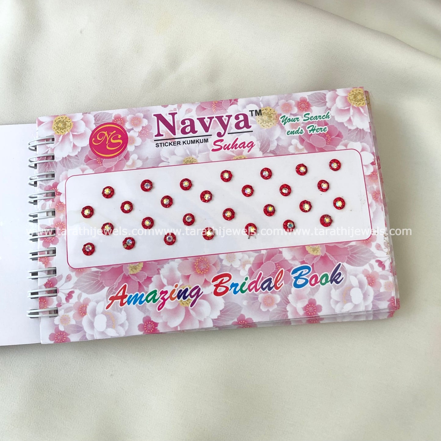 Navya Red Stone Bindi Book BB18