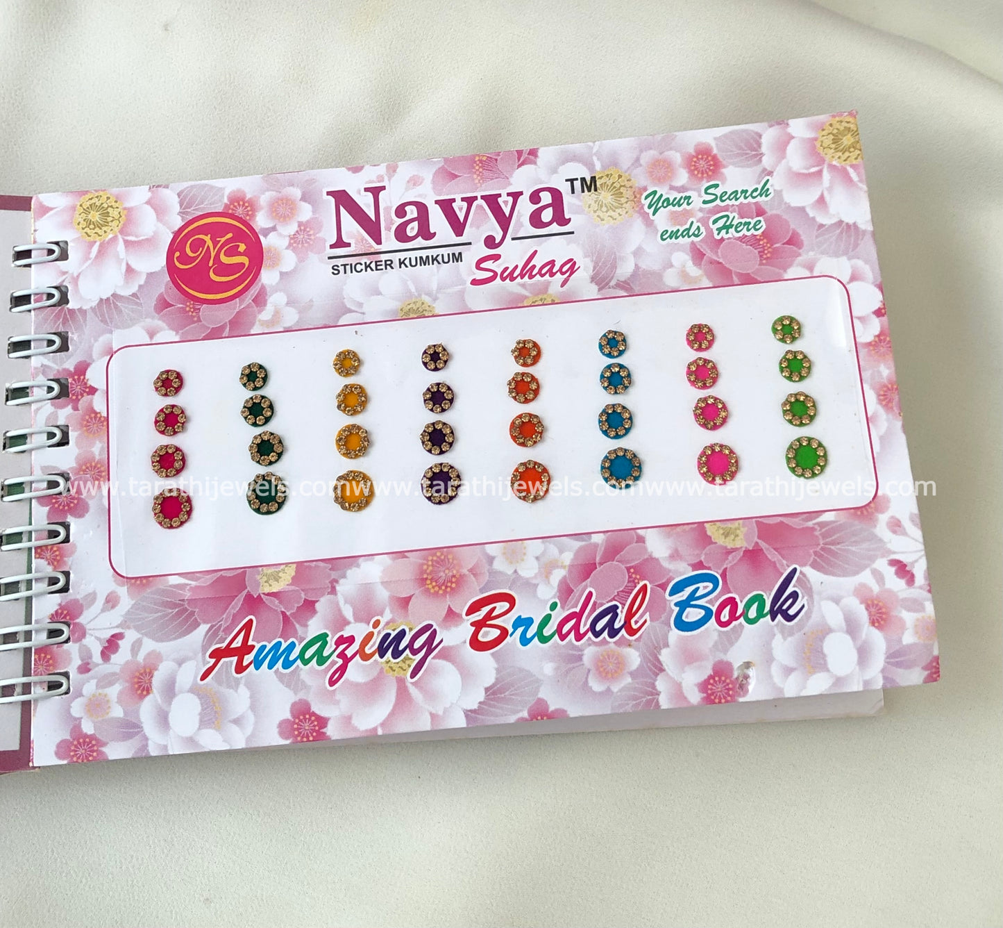 Navya Red Stone Bindi Book BB18