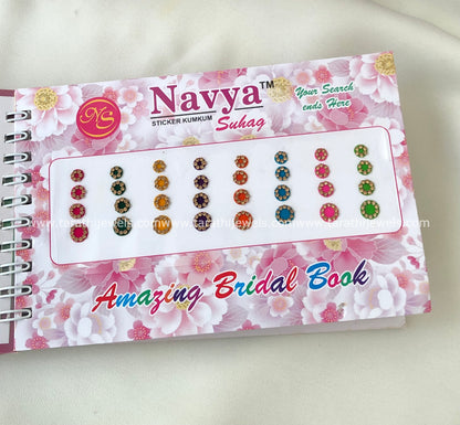 Navya Red Stone Bindi Book BB18