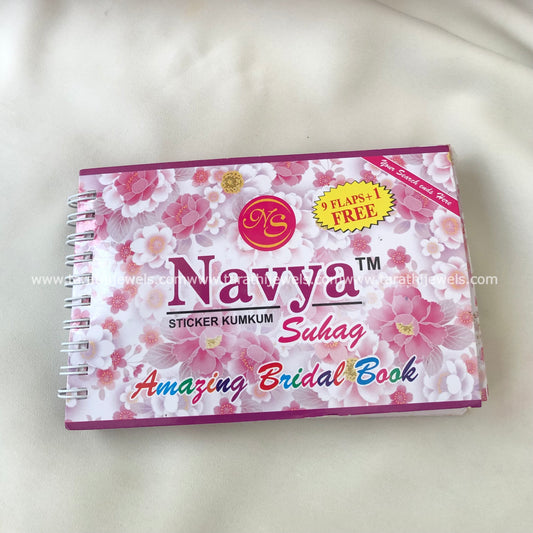 Navya Red Stone Bindi Book BB19