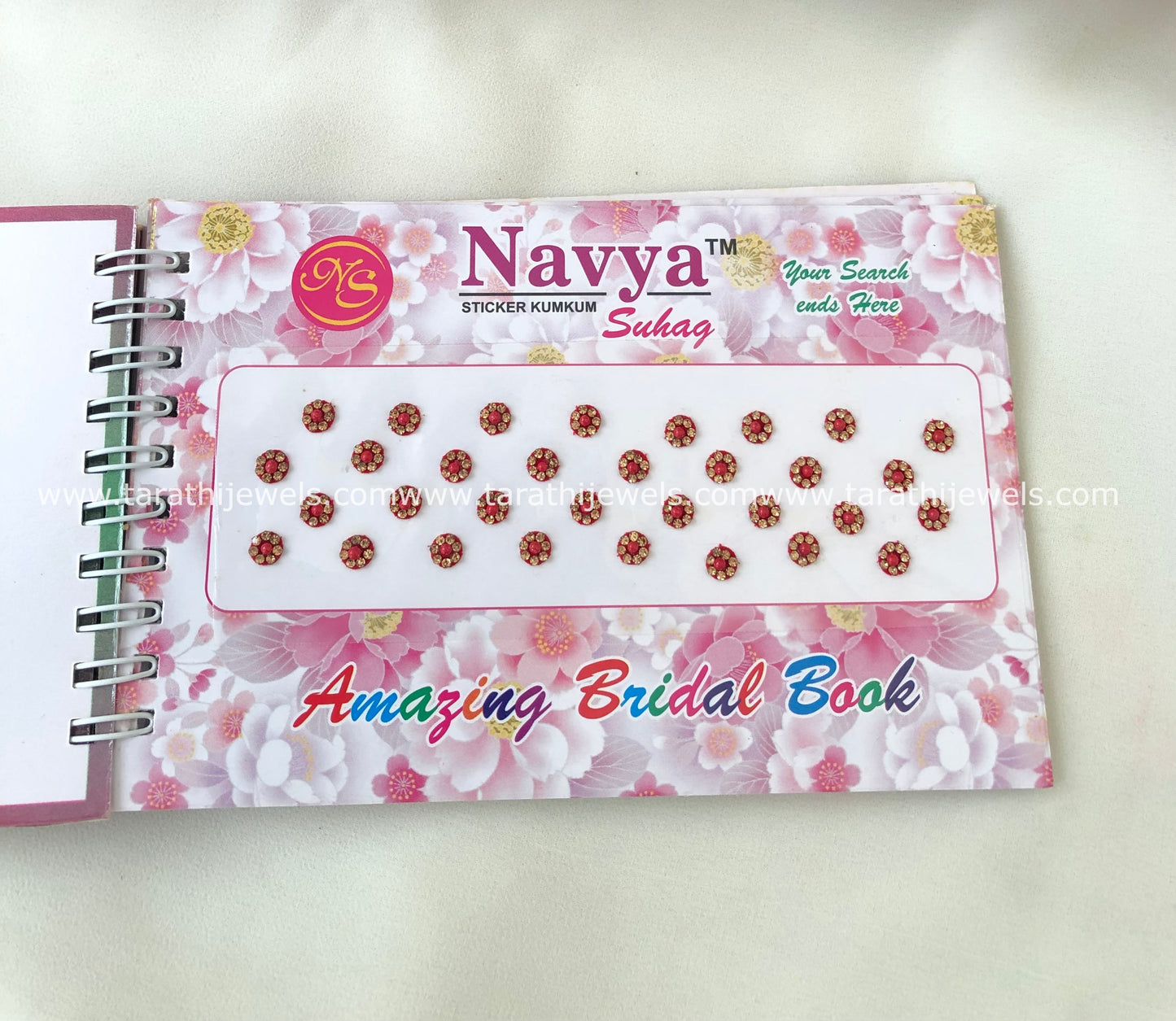 Navya Red Stone Bindi Book BB19