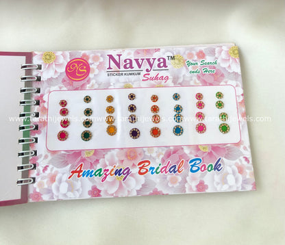 Navya Red Stone Bindi Book BB19