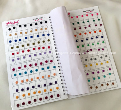 Asha Multi color Bindi Book BB20