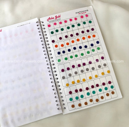 Asha Multi color Bindi Book BB20