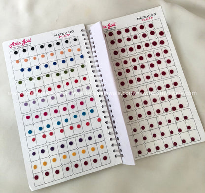 Asha Multi color Bindi Book BB20