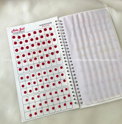 Asha Multi color Bindi Book BB20