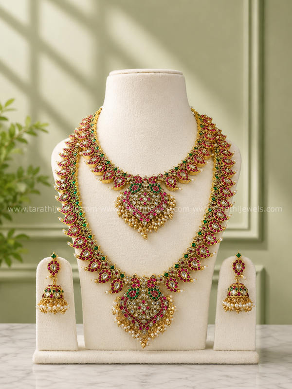 Tarathi Jadau Kundan Bridal Combo BR05