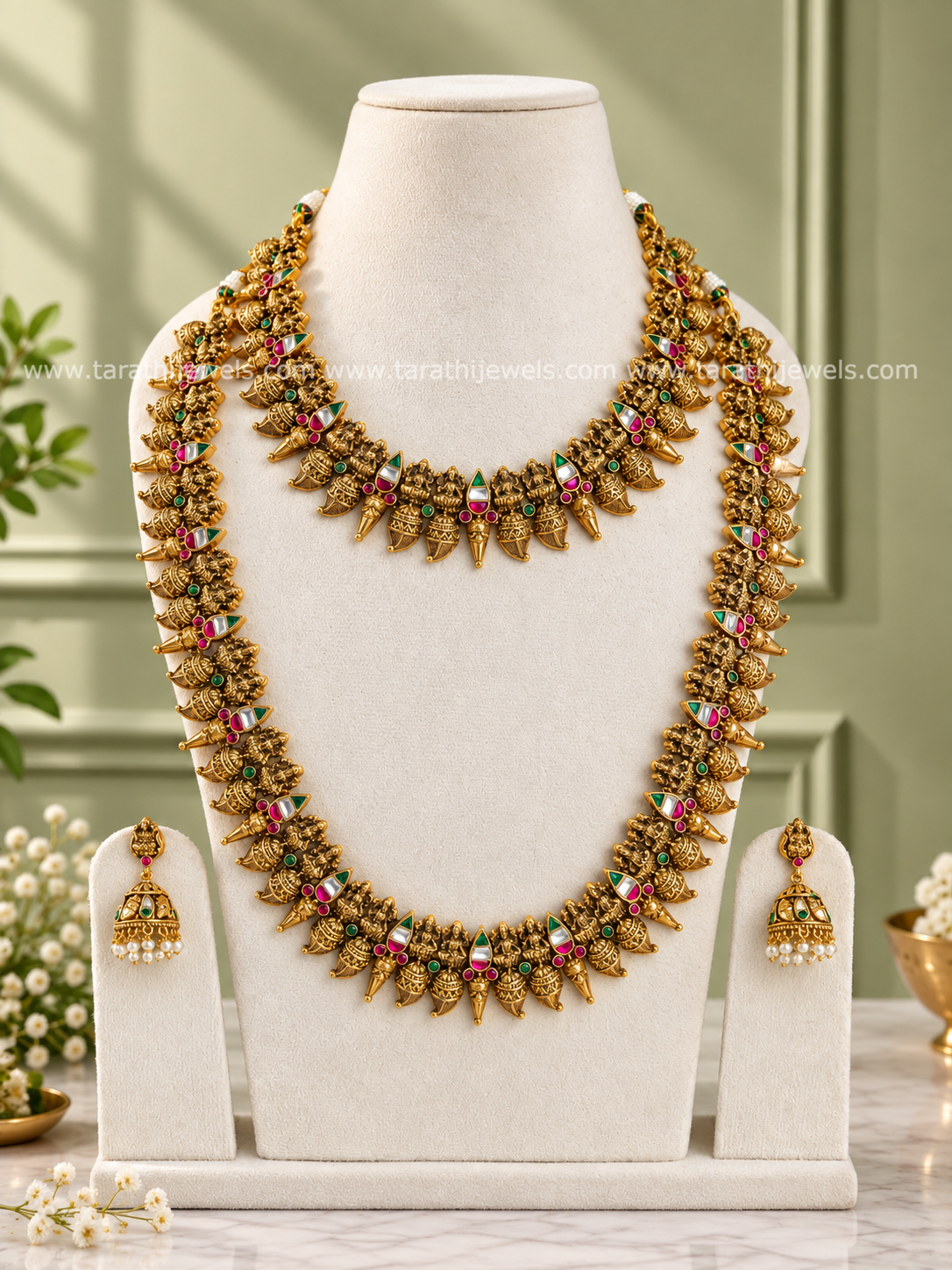 Tarathi Jadau Kundan Bridal Combo BR13