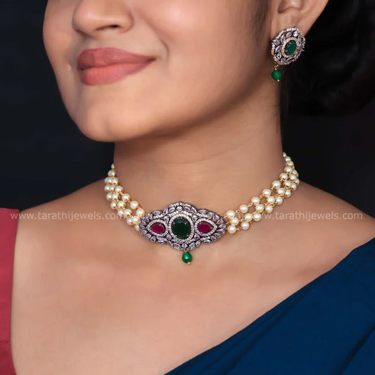 Victorian High Neck Choker CH391