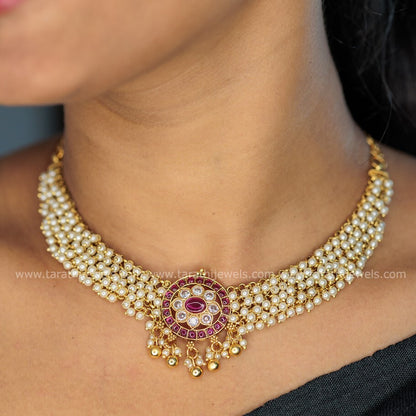 Srinithi Pearl Choker CH164
