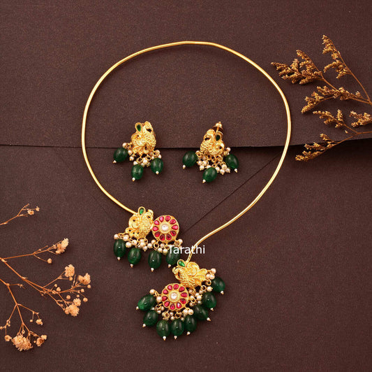 Jadau Kemp Hasli choker CH184