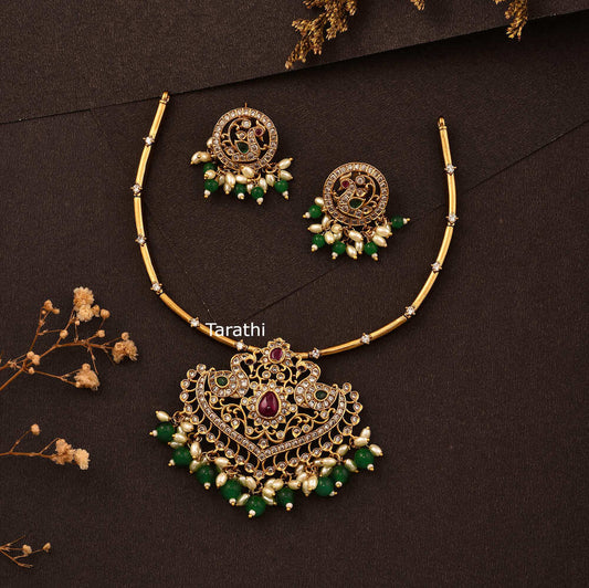 Ad stone Annam Pendant Hasli Choker CH205