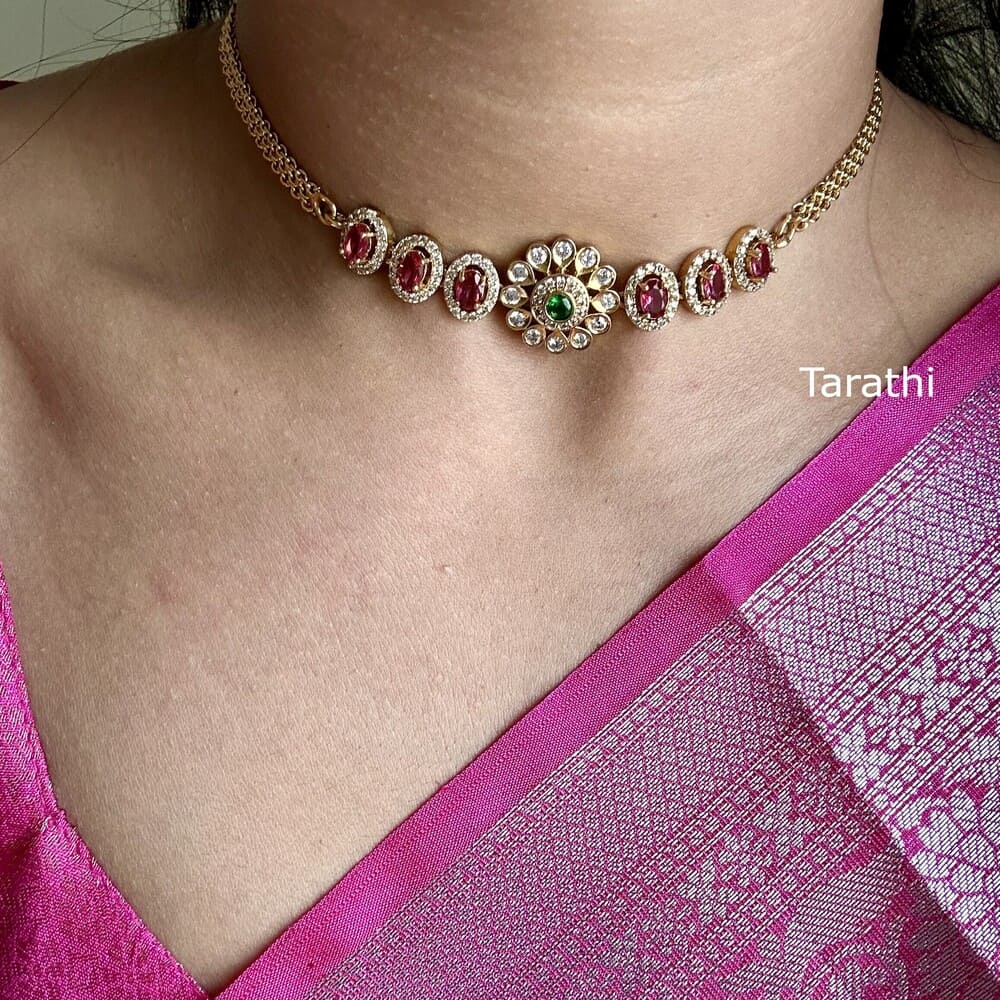 Sri High Neck Choker CH236