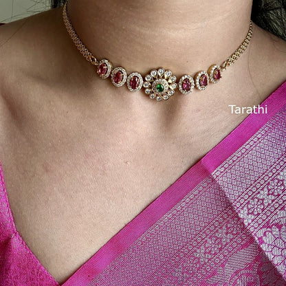 Sri High Neck Choker CH236
